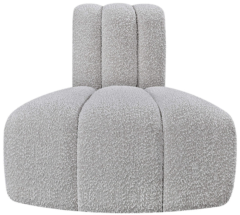 Arc - Boucle Fabric Reverse Corner
