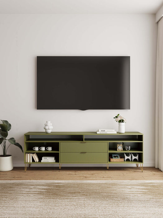Manhattan Dumbo - Fluted TV Stand