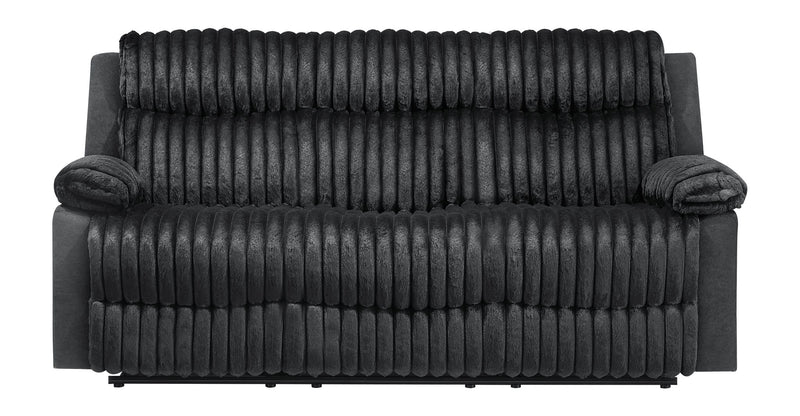 Glory Furniture - Plush - Reclining Sofa With Table And LED Belt