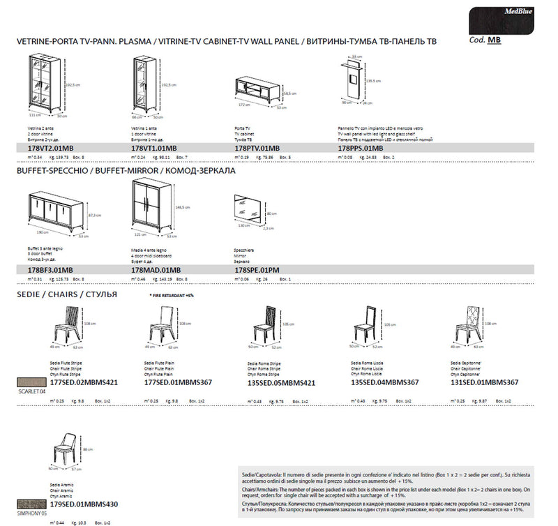 Krystal - 2 Door Vitrine - Black