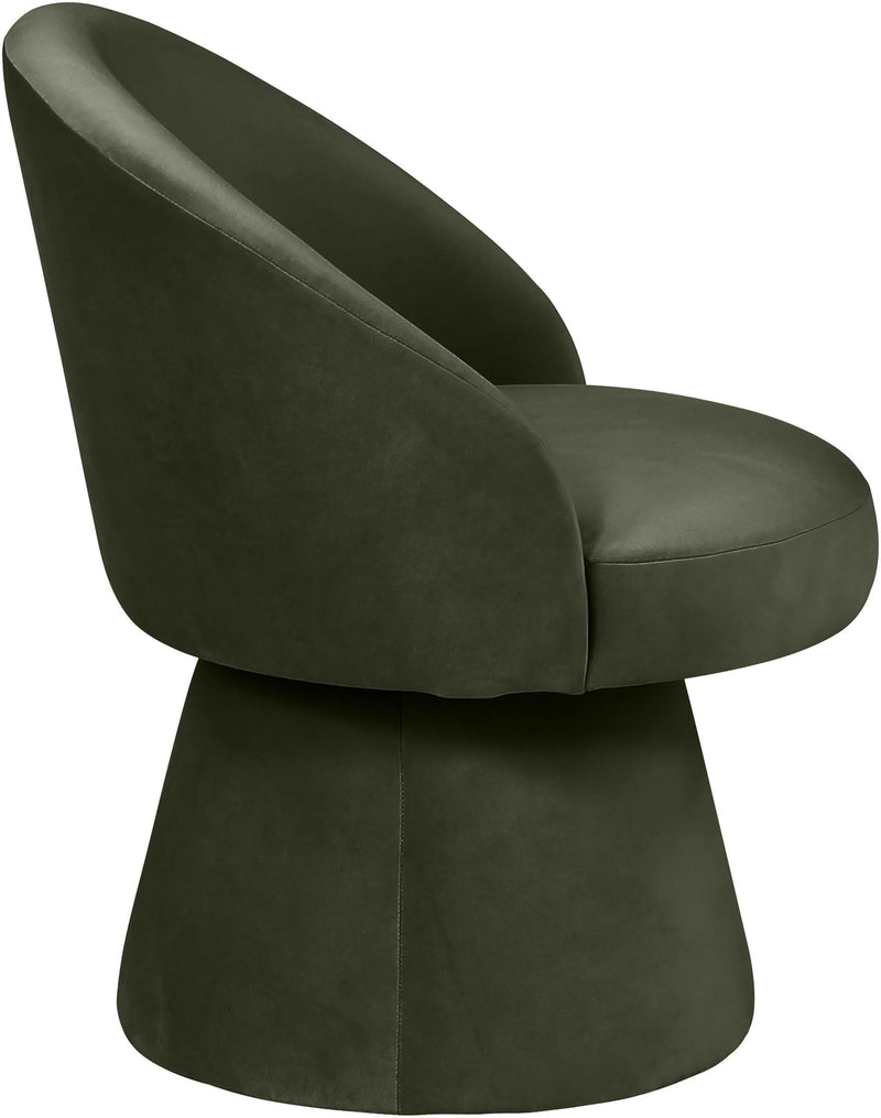 Selene - Upholstered Swivel Dining Chair