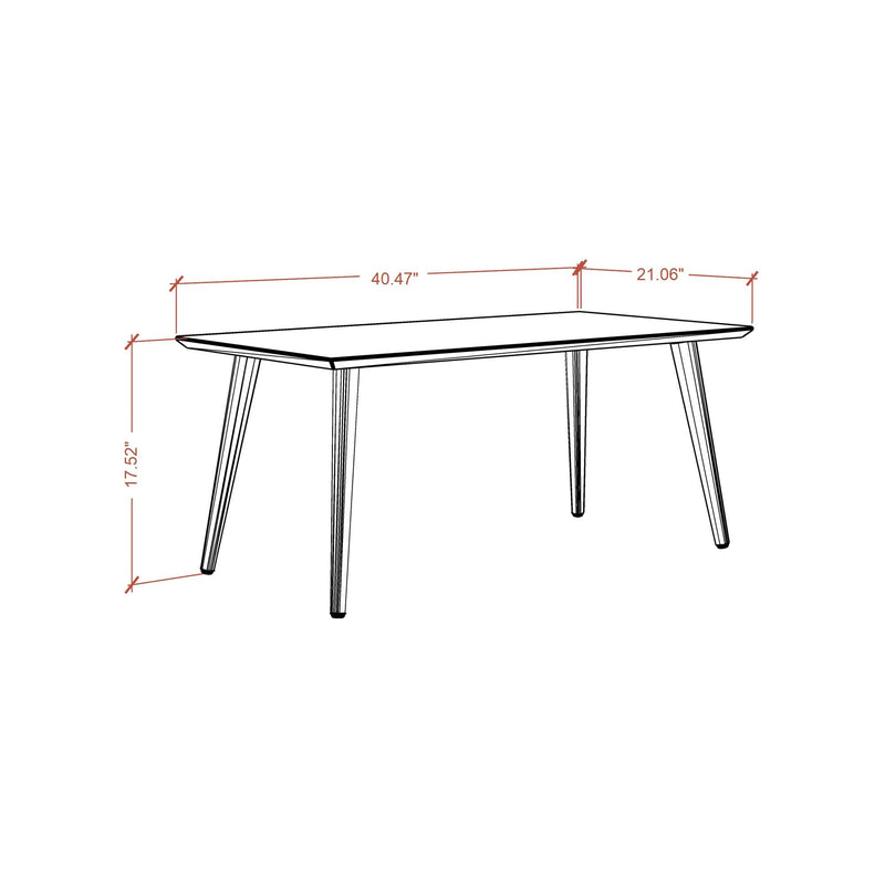 Manhattan Utopia - Rectangle Table - Off White