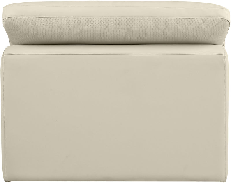Comfy - Faux Leather Armless Chair
