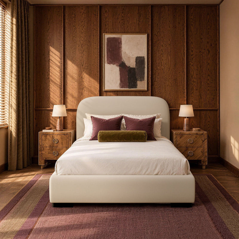 Clifton - Rounded Edge Upholstered Bed