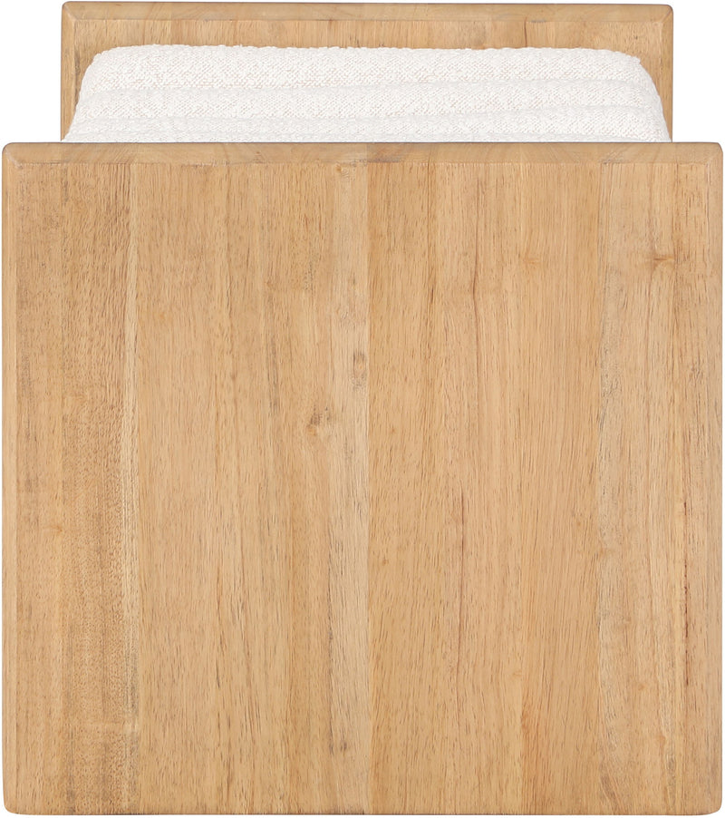 Waverly - Bench With Natural Frame