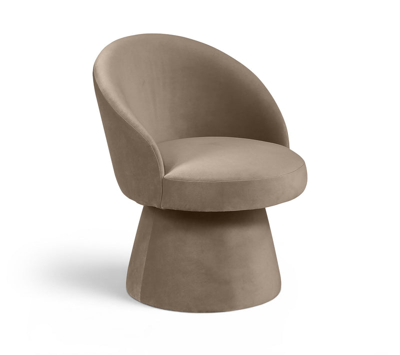 Selene - Upholstered Swivel Dining Chair