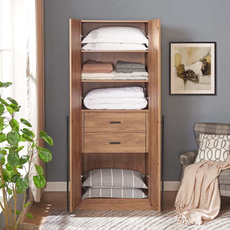 Manhattan Lee - Wooden Wardrobe Closet