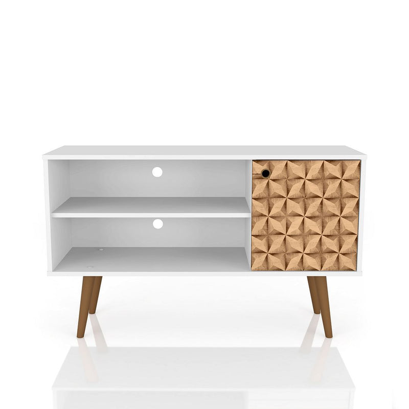 Manhattan Liberty - TV Stand With White Frame