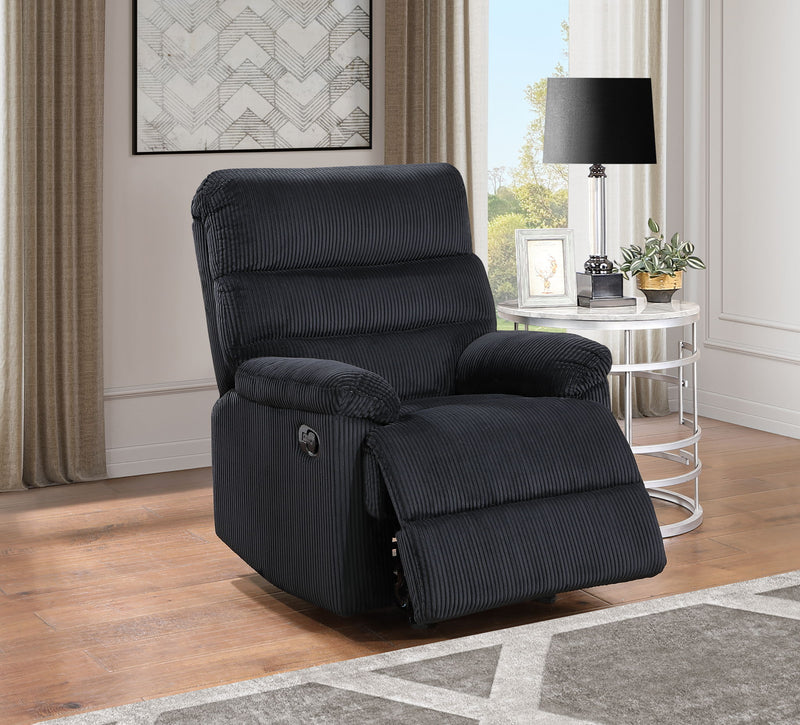 Lucie - Glider Recliner - Black