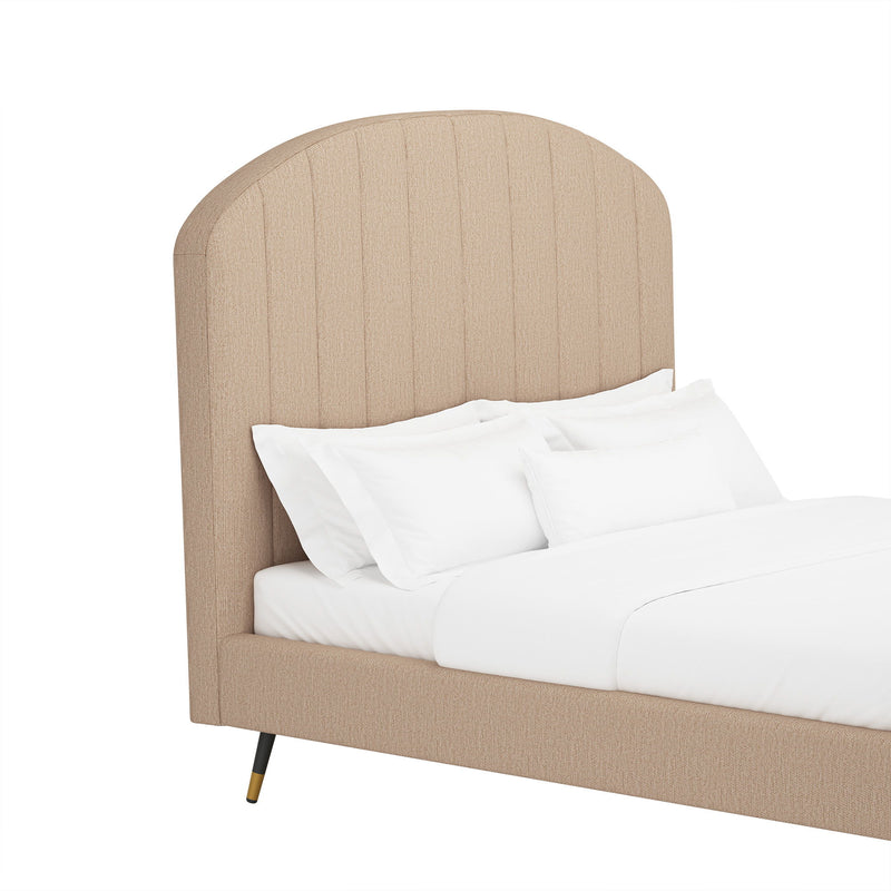 Liraine - Arched Channel Upholstered Bed