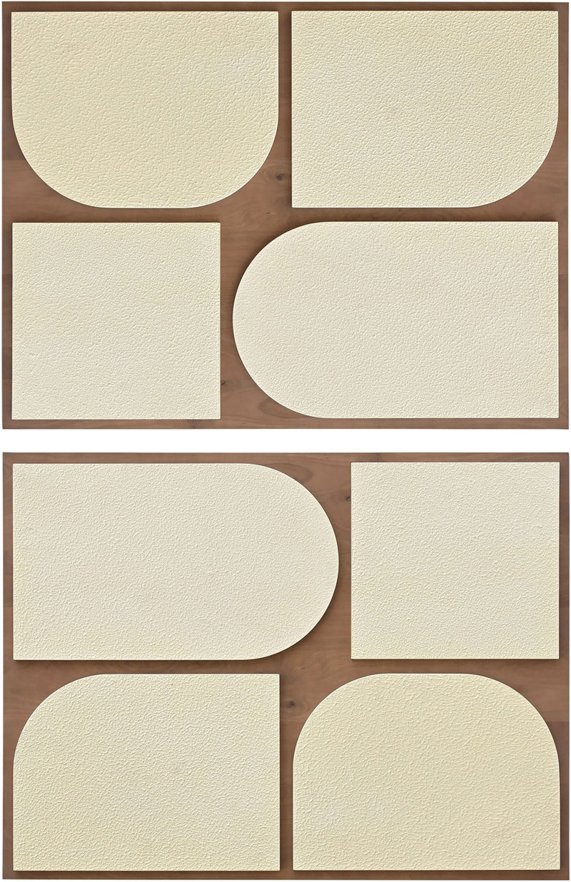 Icon - Mango Wood 2 Piece Wall Art