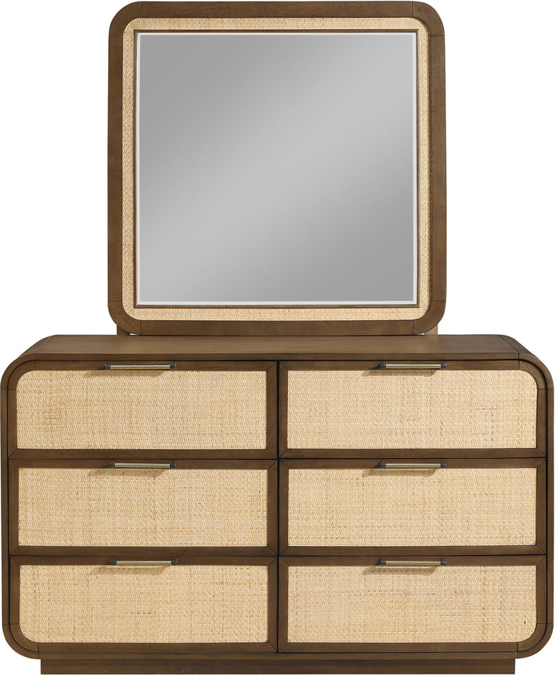 Windsor Brown Solid Wood Mirror