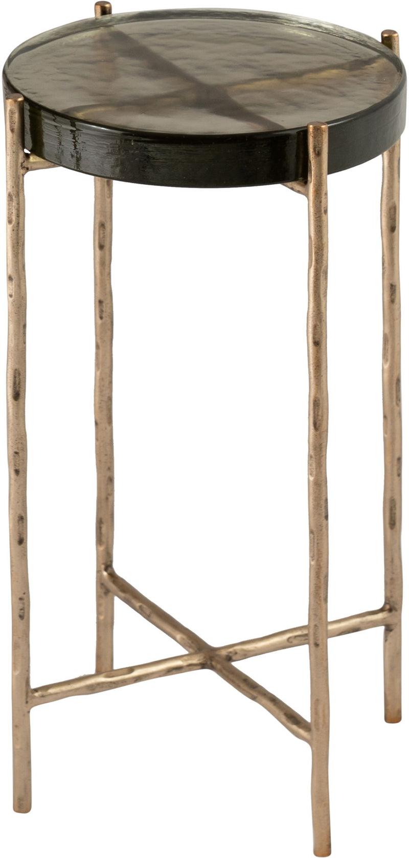 Vetra - Iron Base Bunching End Table - Brass