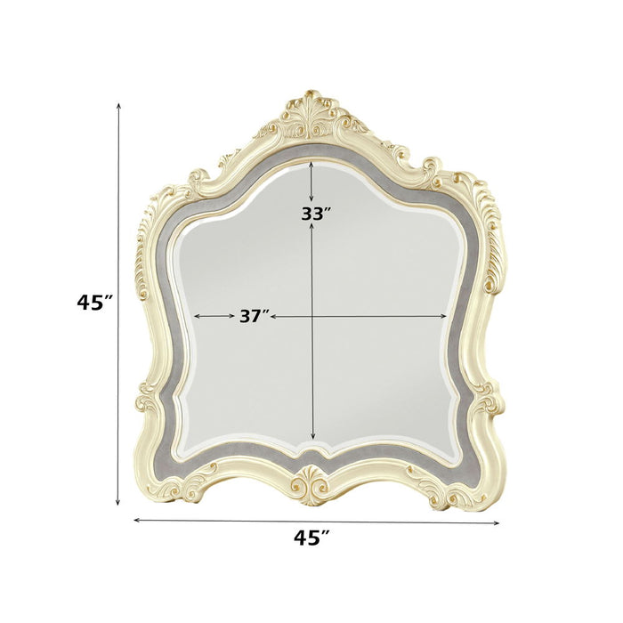Chantelle - Mirror - Pearl White Finish