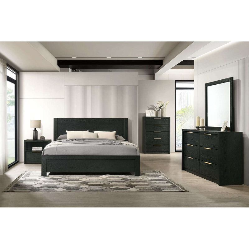 South Bend - Nightstand With USB - Black