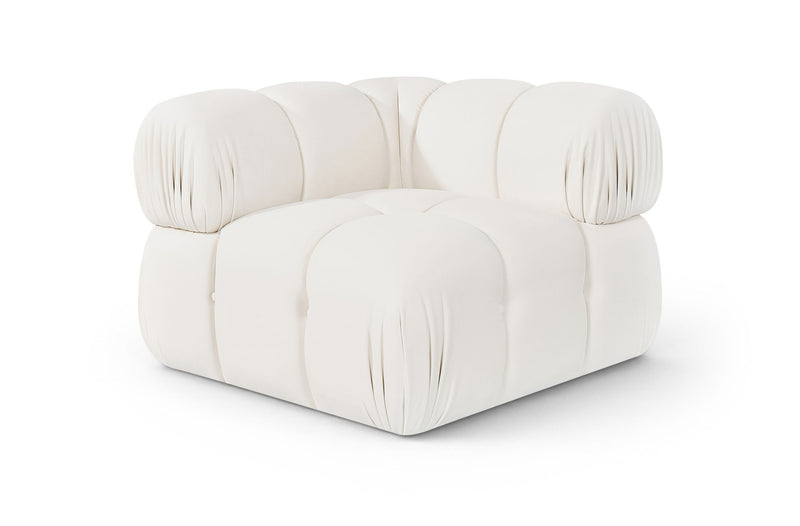 Orin - Velvet Performance Fabric Upholstered Modular Corner Chair