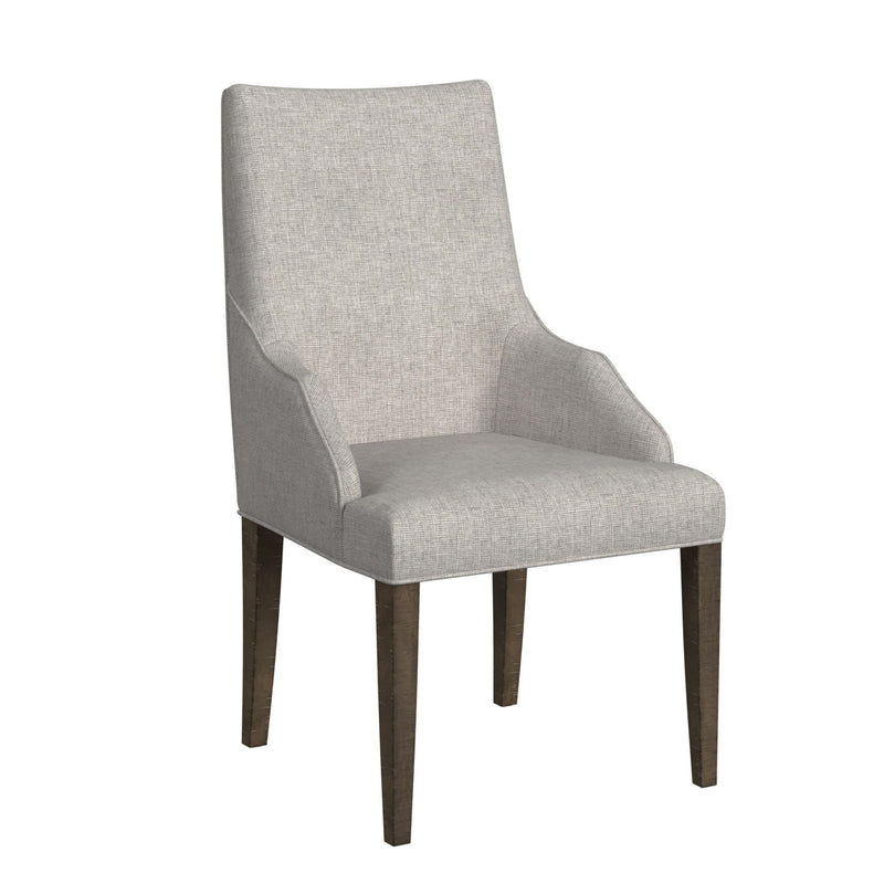 Yellowstone - Dining Host Chair (Set of 2) - Medium Brown