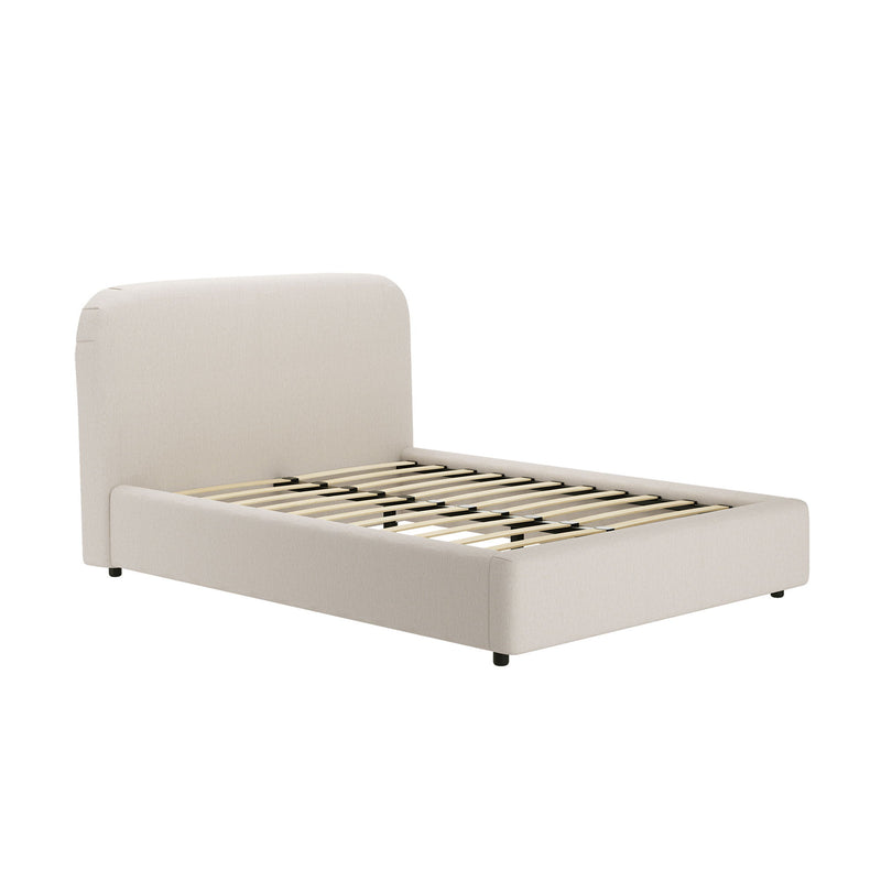 Flair - Rounded Upholstered Bed