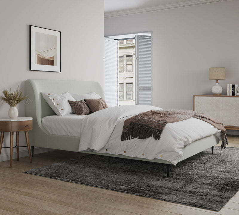 Manhattan Heather - Bed With Black Legs