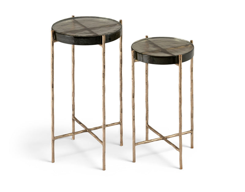 Vetra - Iron Base Bunching End Table - Brass