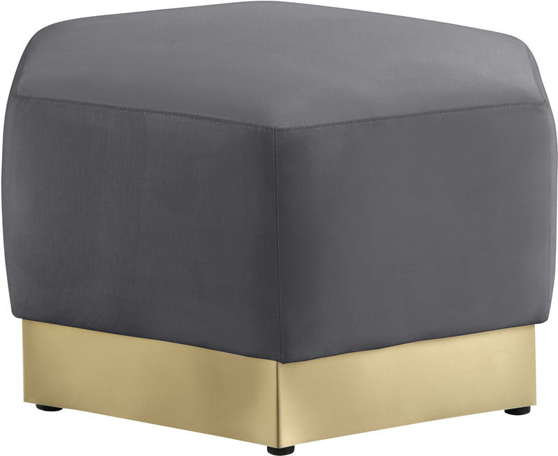 Marquis Velvet Upholstered Ottoman