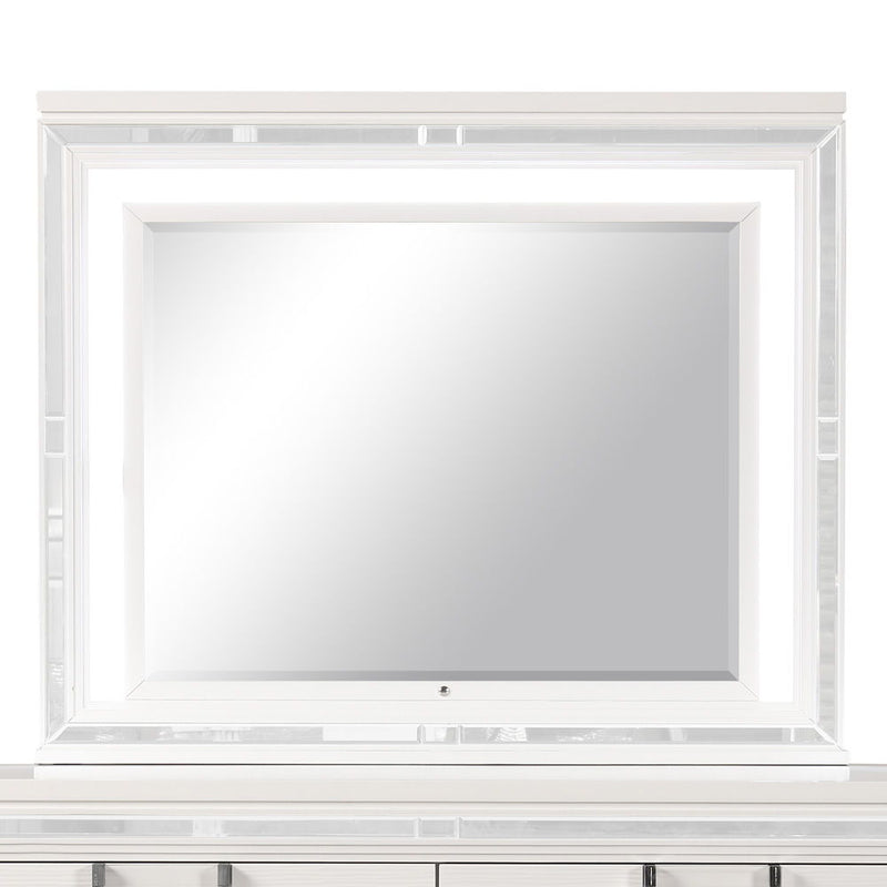 Genoa - Mirror - Sparkling White
