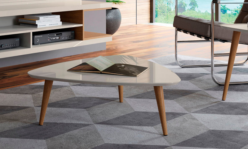 Manhattan Utopia - Triangle Table - Off White