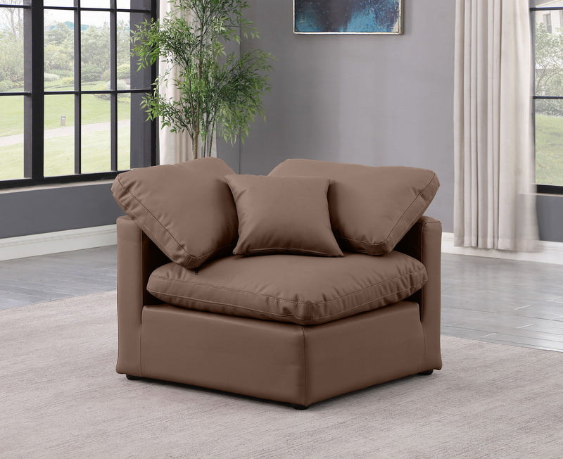 Indulge - Faux Leather Corner Chair