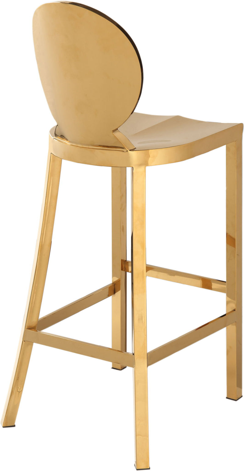 Maddox Gold Gold Stainless Steel Bar Stool