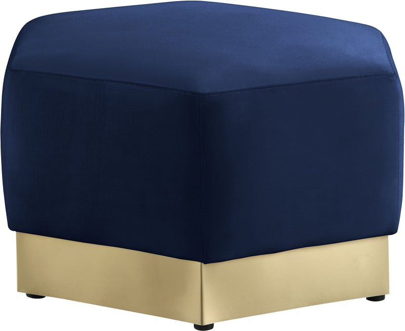 Marquis Velvet Upholstered Ottoman
