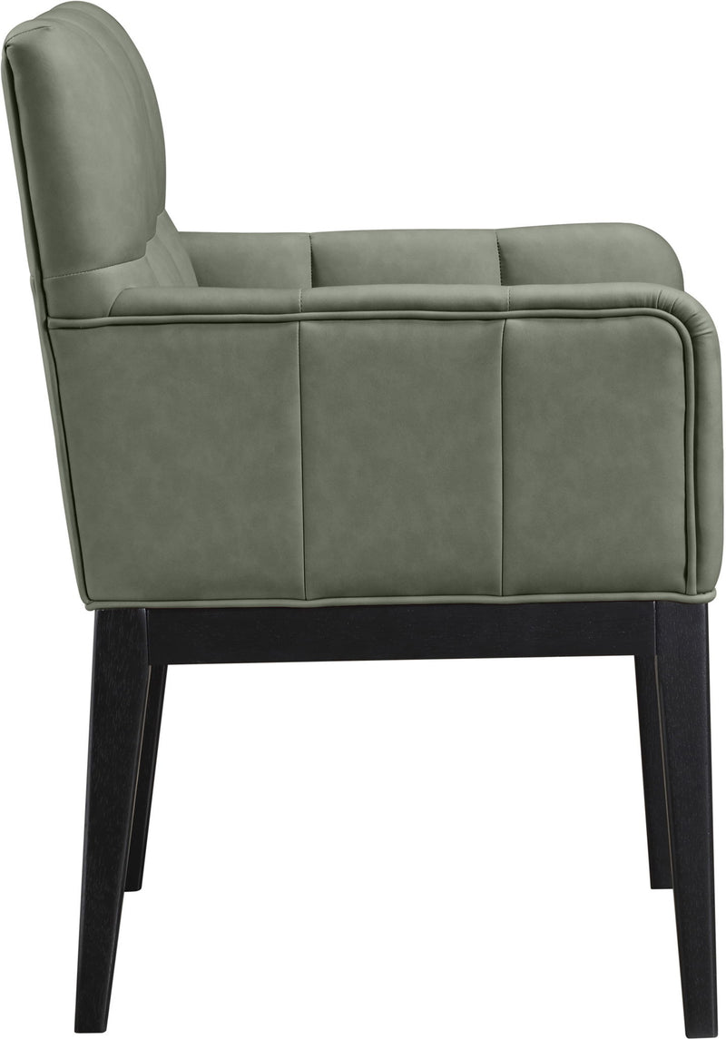 Adrian - Dining Arm Chair (Set of 2) - Black Legs