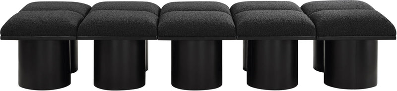 Pavilion - 10 Piece Modular Bench With Black Base