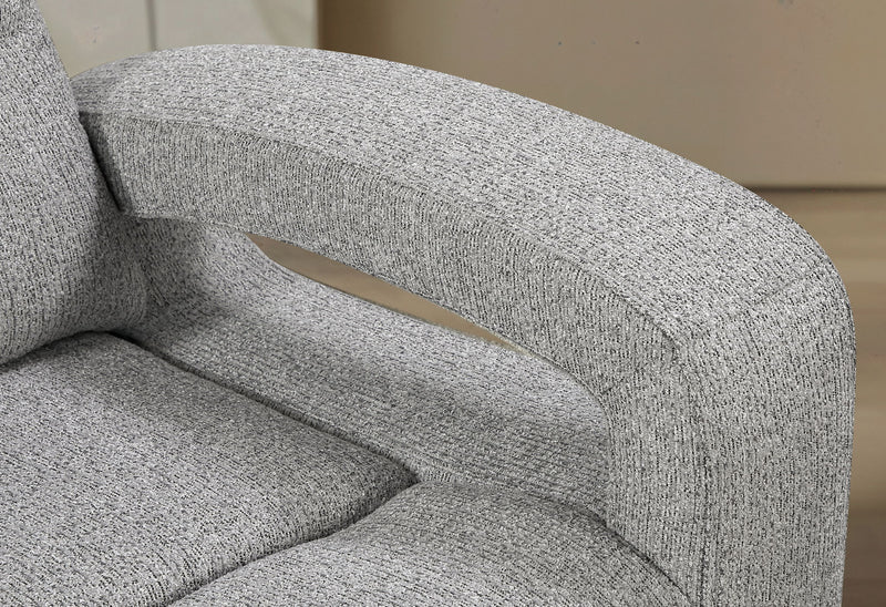 U6611 - Power Console Reclining Loveseat With LED - Dark Gray
