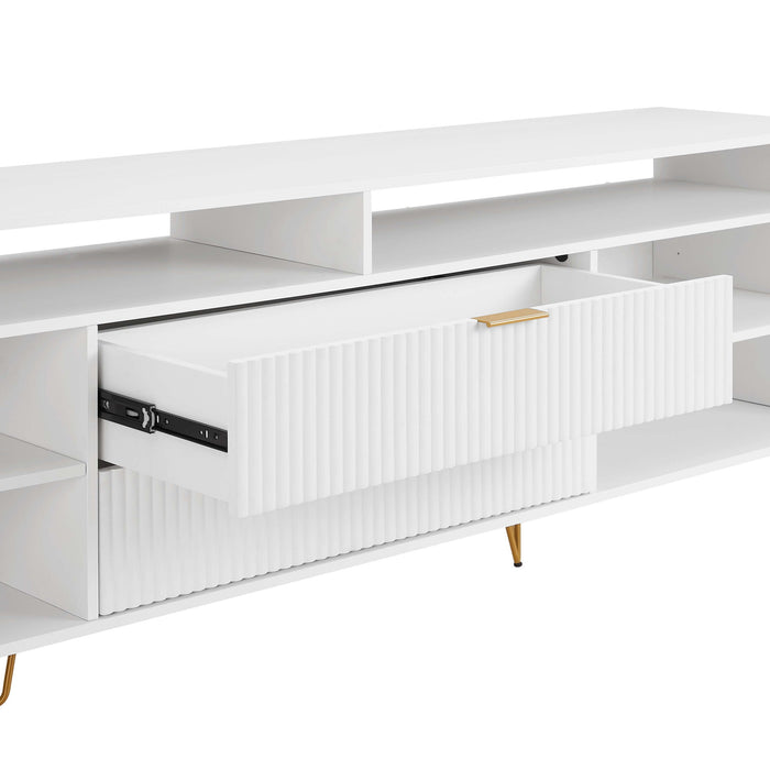 Manhattan Dumbo - Fluted TV Stand
