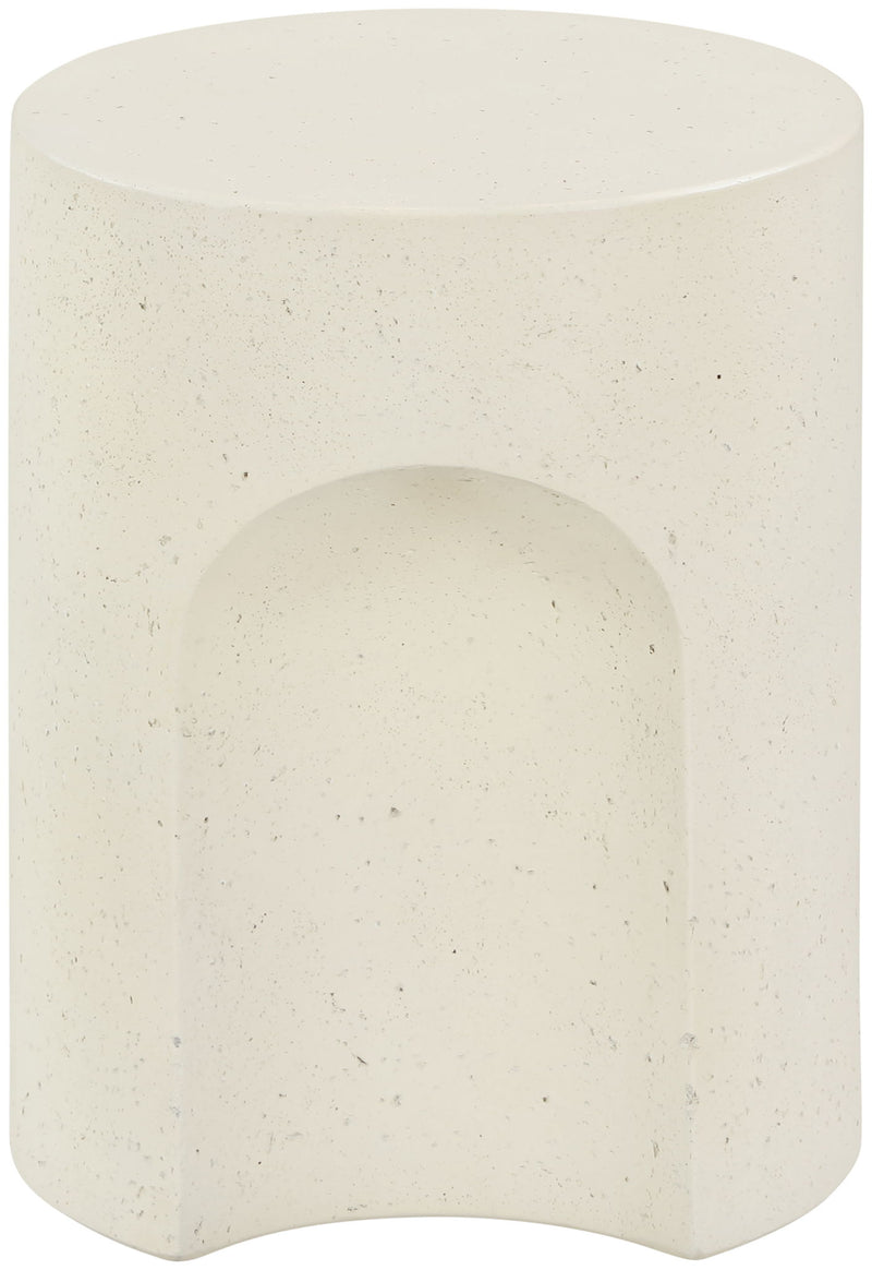 Olira - Concrete And Fiberglass Indoor / Outdoor End Table