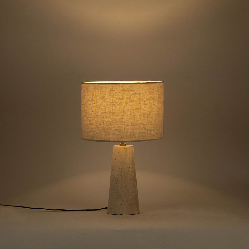 Dolomia - Base And Linen Textured Fabric Shade Table Lamp
