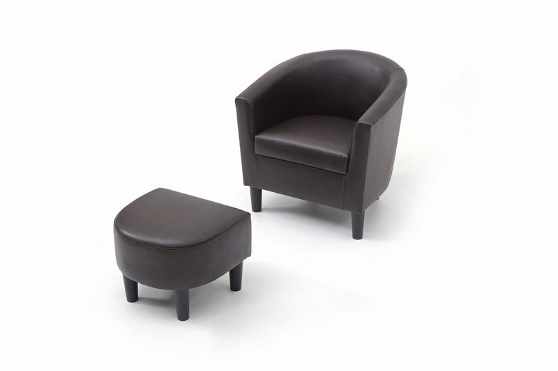 Glory Furniture - Salem - Chair & Ottoman