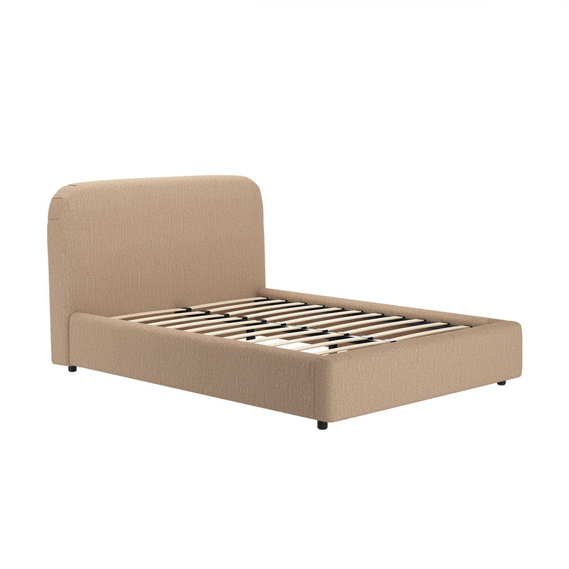 Flair - Rounded Upholstered Bed