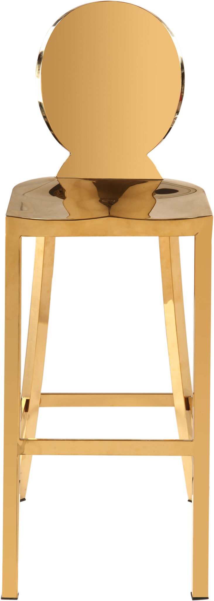 Maddox Gold Gold Stainless Steel Bar Stool