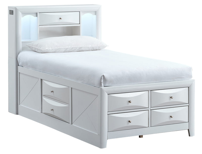 Glory Furniture - Marilla - Storage Bed With Lighting