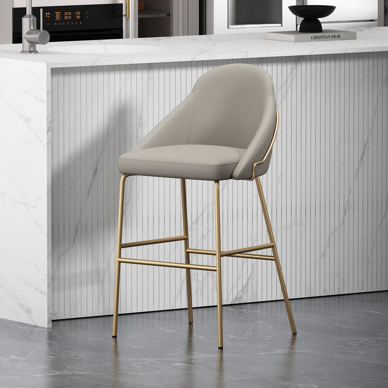 Manhattan Gracie - Barstool With Gold Base