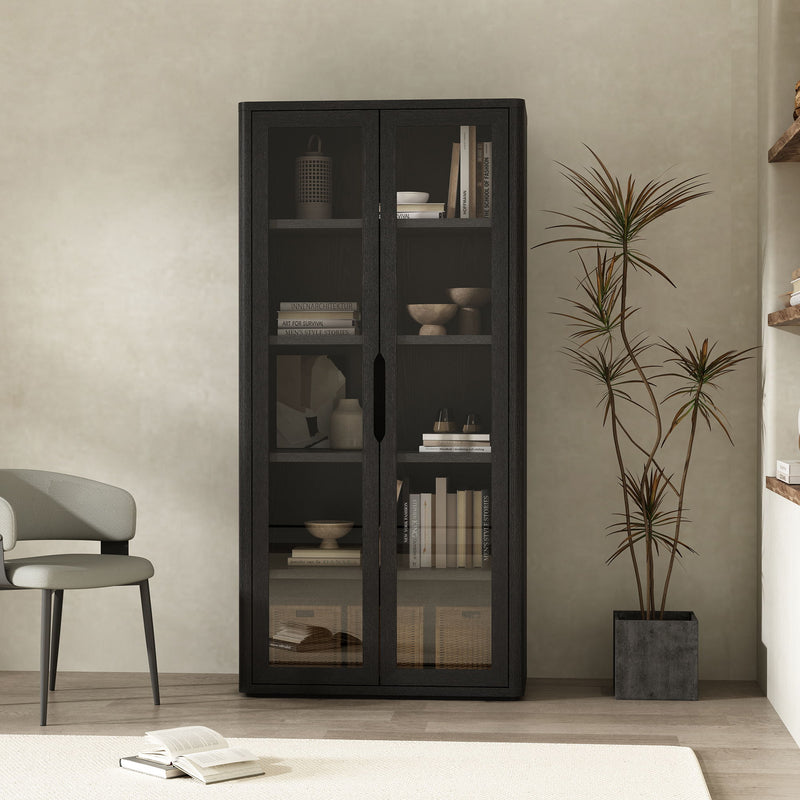 Manhattan Rivington - Bookcase Cabinet With Glass Doors