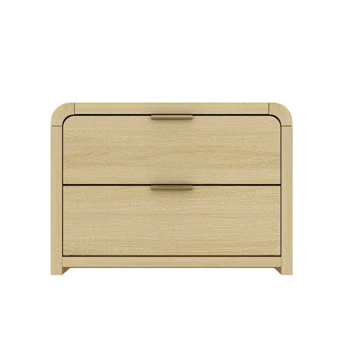 Manhattan Grace - Nightstand With Gold Handles