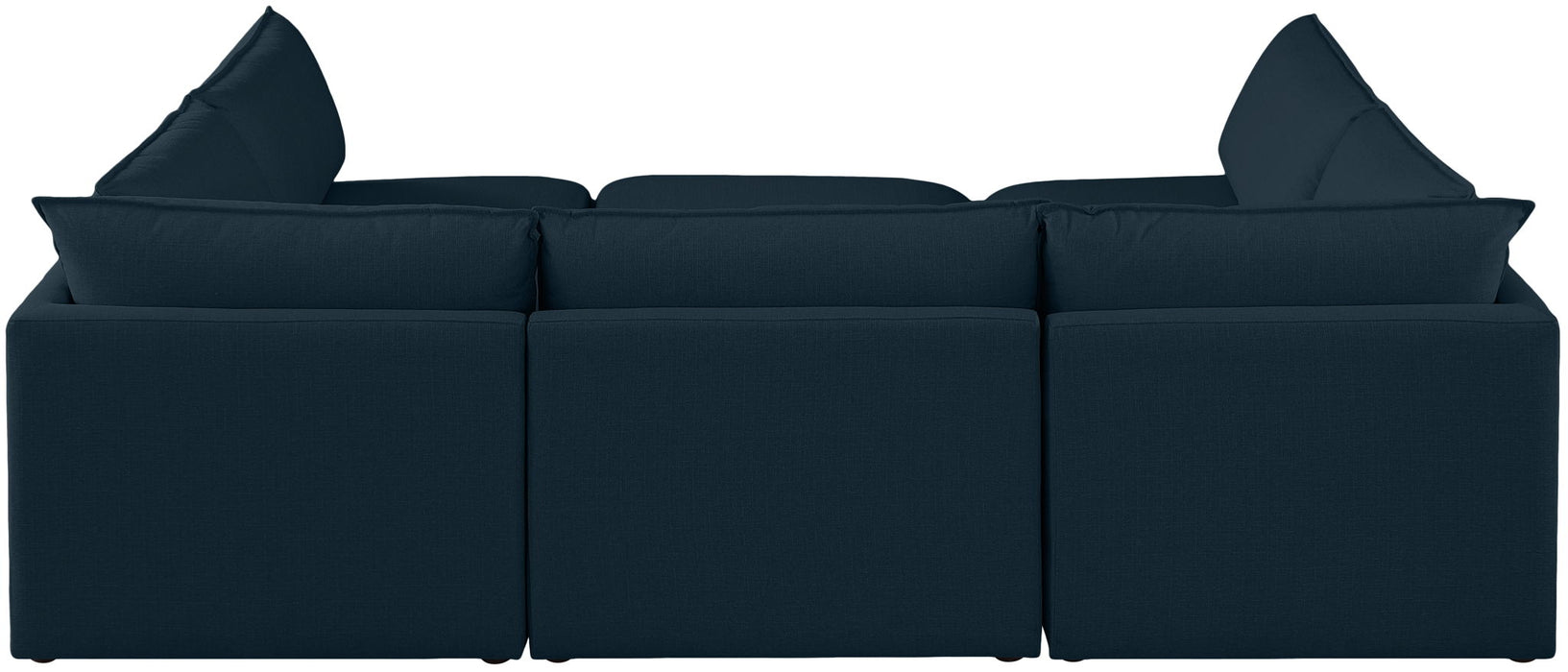 Mackenzie Linen Textured Fabric Upholstered Modular Sectional