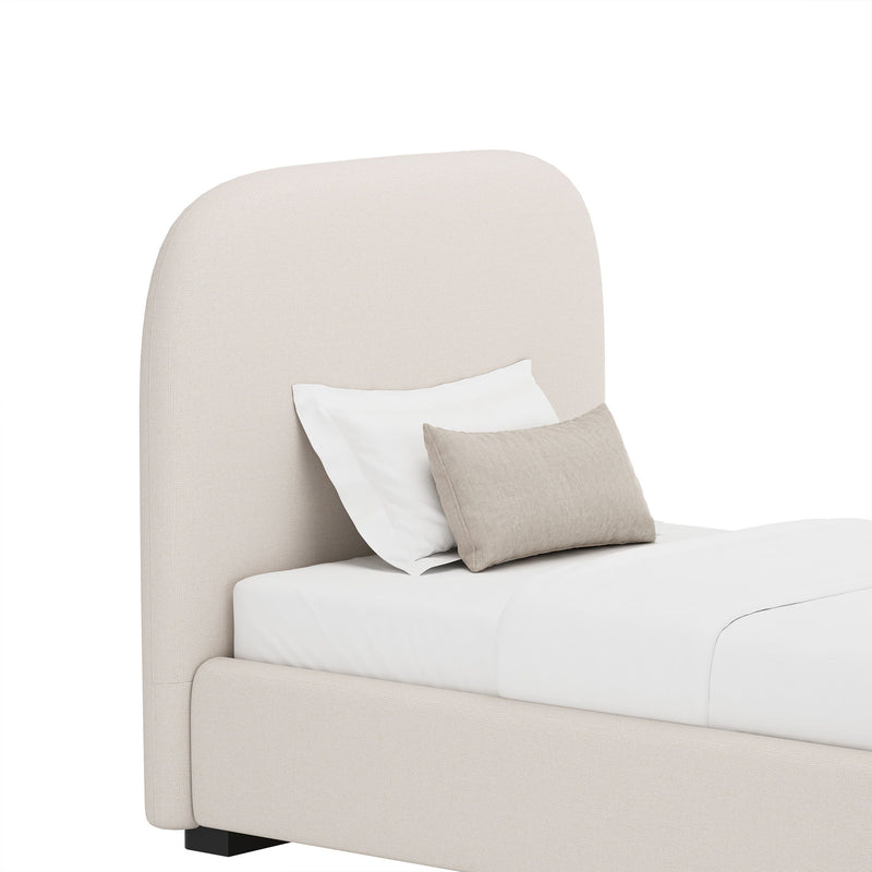 Clifton - Rounded Edge Upholstered Bed