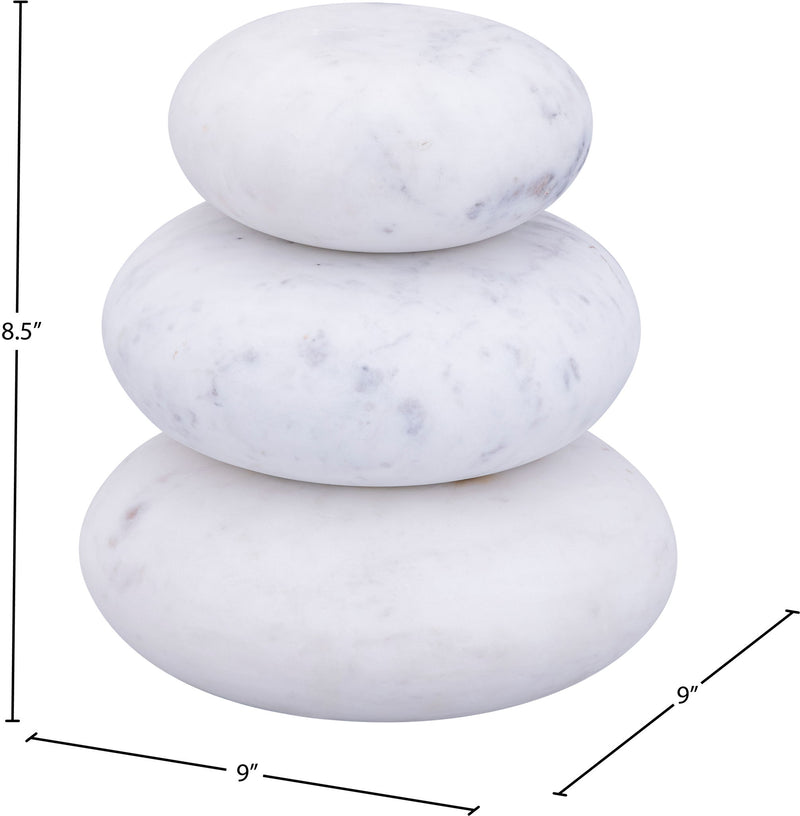 Pumpkin - 3 Piece Marble Decorative Object