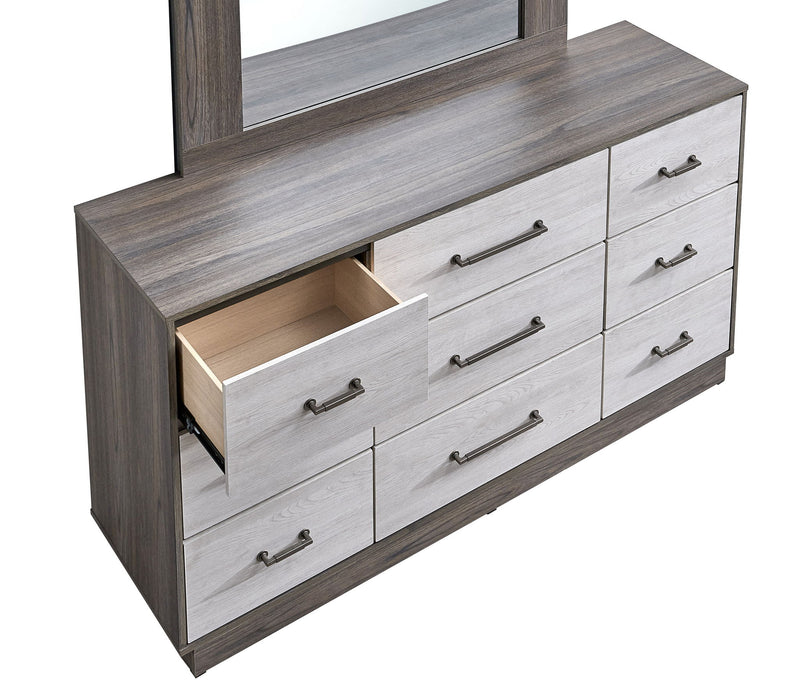 Aberdeen - Dresser - Gray / Oak