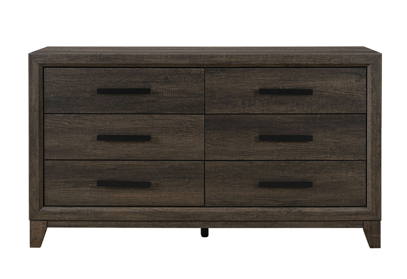 Harmony - 3 Piece Bedroom Set (Queen Bed, Dresser And Mirror) - Brown
