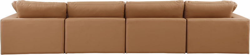 Comfy - Faux Leather Modular Sofa 4 Seats