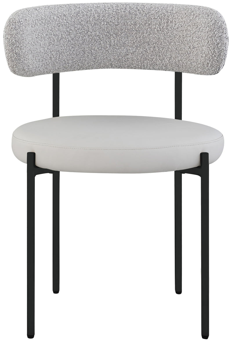 Beacon - Faux Leather Dining Chair With Black Legs (Set of 2)